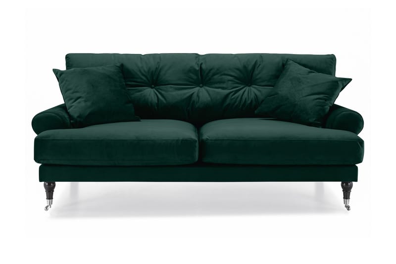 Andrew 2-sits Sammetssoffa - Grön - Products - Möbler - Soffa - 2 sits soffa