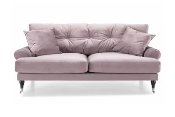 Andrew 2-sits Sammetssoffa