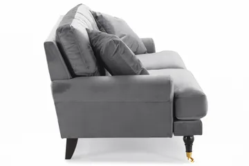 Andrew 2-sits Sammetssoffa - Ljusgrå - Products - Möbler - Soffa - 2 sits soffa