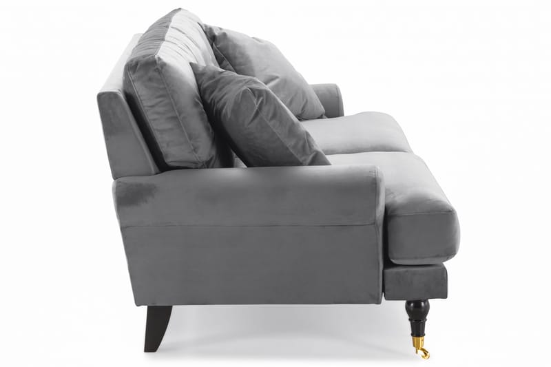 Andrew 2-sits Sammetssoffa - Ljusgrå - Products - Möbler - Soffa - 2 sits soffa