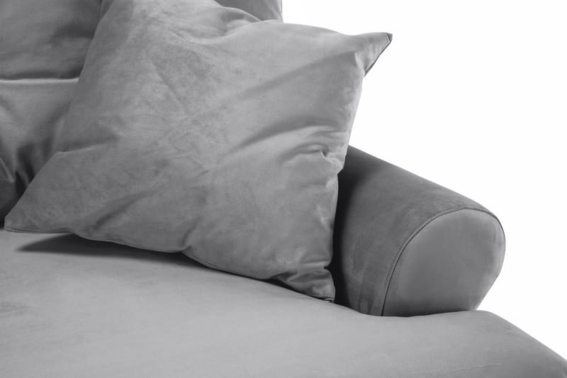 Andrew 2-sits Sammetssoffa - Ljusgrå - Products - Möbler - Soffa - 2 sits soffa