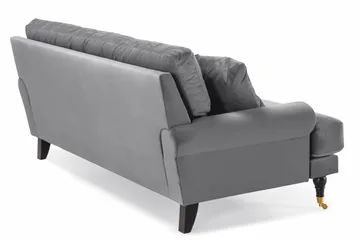 Andrew 2-sits Sammetssoffa - Ljusgrå - Products - Möbler - Soffa - 2 sits soffa