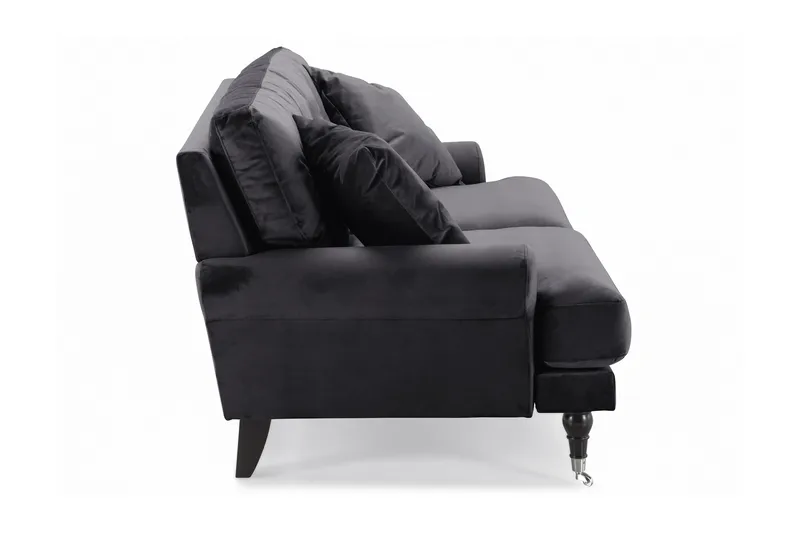 Andrew 2-sits Sammetssoffa - Mörkgrå - Products - Möbler - Soffa - 2 sits soffa