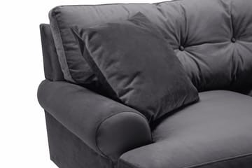 Andrew 2-sits Sammetssoffa - Mörkgrå - Products - Möbler - Soffa - 2 sits soffa
