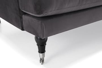 Andrew 2-sits Sammetssoffa - Mörkgrå - Products - Möbler - Soffa - 2 sits soffa