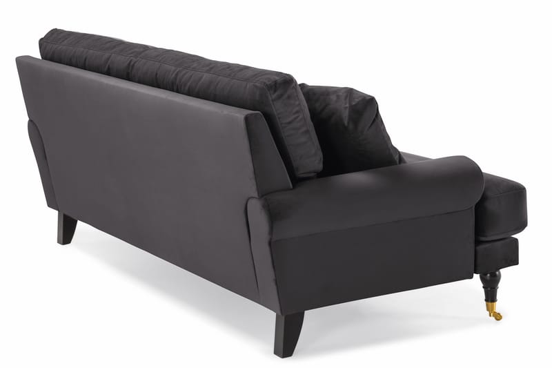 Andrew 2-sits Sammetssoffa - Mörkgrå - Products - Möbler - Soffa - 2 sits soffa