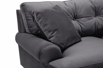 Andrew 2-sits Sammetssoffa - Mörkgrå - Products - Möbler - Soffa - 2 sits soffa