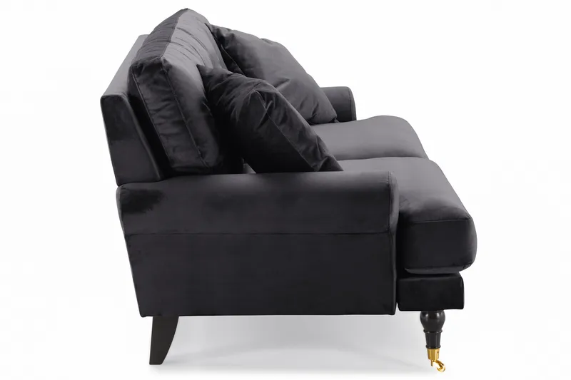 Andrew 2-sits Sammetssoffa - Mörkgrå - Products - Möbler - Soffa - 2 sits soffa