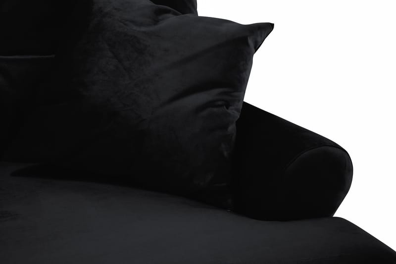 Andrew 2-sits Sammetssoffa - Svart - Products - Möbler - Soffa - 2 sits soffa