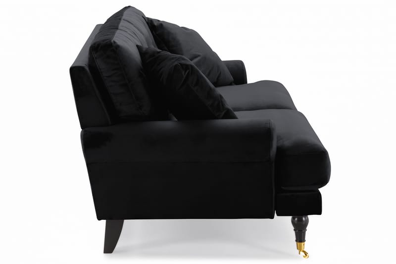 Andrew 2-sits Sammetssoffa - Svart - Products - Möbler - Soffa - 2 sits soffa