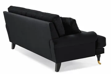 Andrew 2-sits Sammetssoffa - Svart - Products - Möbler - Soffa - 2 sits soffa
