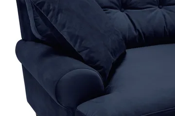 Andrew 3-sits Sammetssoffa - Blå - Products - Möbler - Soffa - 3 sits soffa