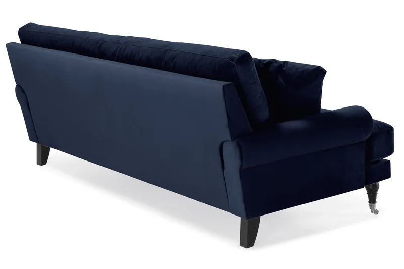 Andrew 3-sits Sammetssoffa - Blå - Products - Möbler - Soffa - 3 sits soffa