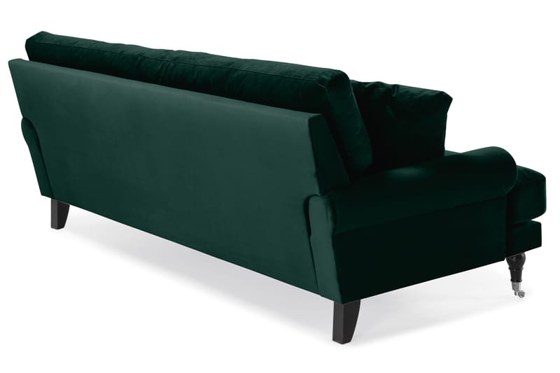Andrew 3-sits Sammetssoffa - Grön - Products - Möbler - Soffa - 3 sits soffa