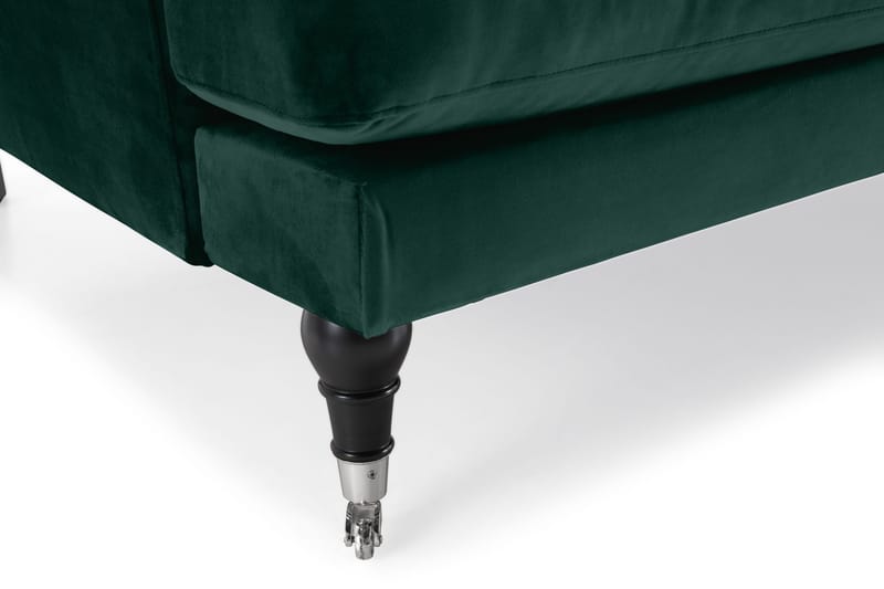 Andrew 3-sits Sammetssoffa - Grön - Products - Möbler - Soffa - 3 sits soffa