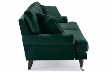 Andrew 3-sits Sammetssoffa - Grön - Products - Möbler - Soffa - 3 sits soffa