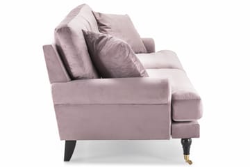 Andrew 3-sits Sammetssoffa - Lila - Products - Möbler - Soffa - 3 sits soffa