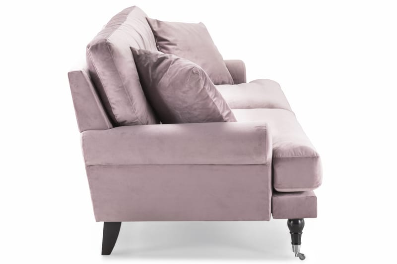 Andrew 3-sits Sammetssoffa - Lila - Products - Möbler - Soffa - 3 sits soffa