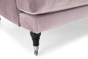 Andrew 3-sits Sammetssoffa - Lila - Products - Möbler - Soffa - 3 sits soffa