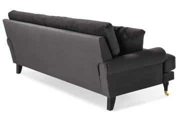 Andrew 3-sits Sammetssoffa - Mörkgrå - Products - Möbler - Soffa - 3 sits soffa