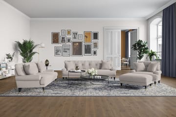 Andrew 3-sits Tygsoffa - Beige - Products - Möbler - Soffa - 3 sits soffa