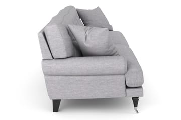Andrew 3-sits Tygsoffa - Grå - Products - Möbler - Soffa - 3 sits soffa