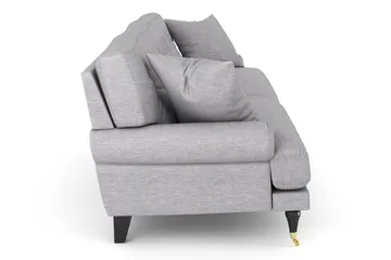 Andrew 3-sits Tygsoffa - Grå - Products - Möbler - Soffa - 3 sits soffa