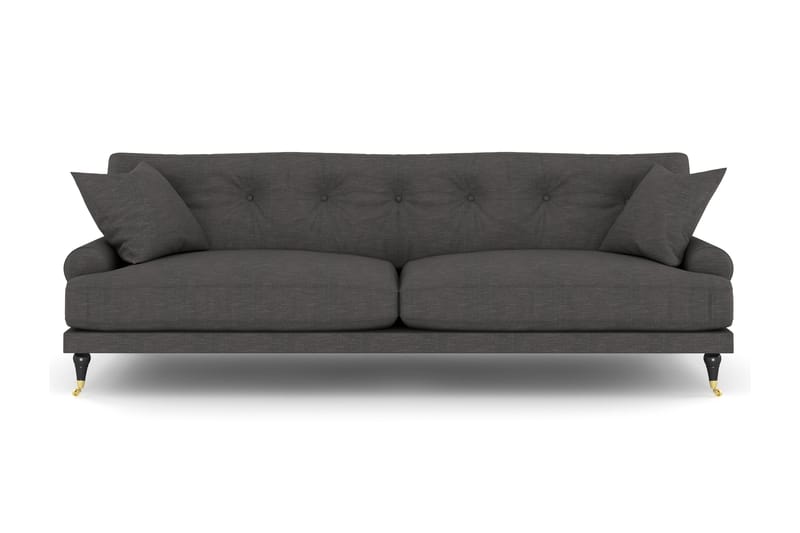 Andrew 3-sits Tygsoffa - Mörkgrå - Products - Möbler - Soffa - 3 sits soffa