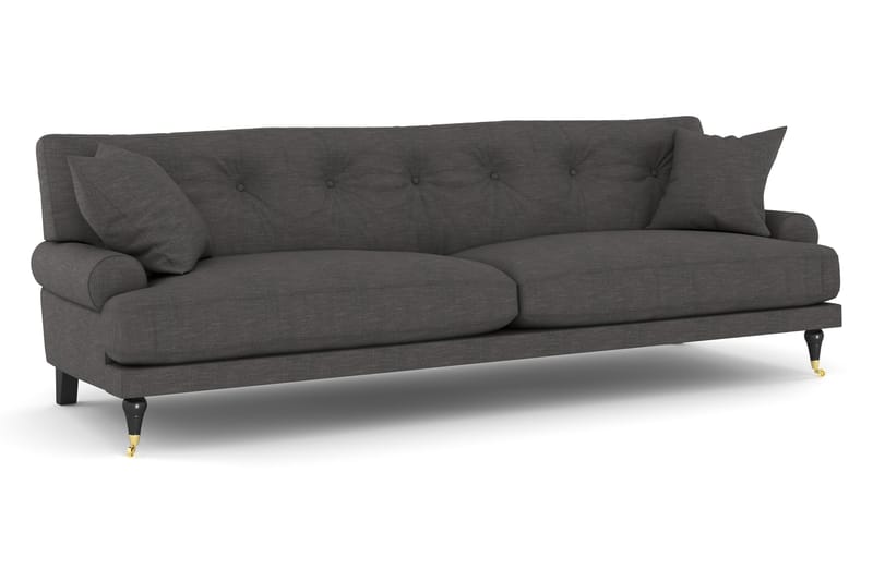 Andrew 3-sits Tygsoffa - Mörkgrå - Products - Möbler - Soffa - 3 sits soffa