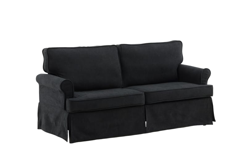 Anton 2-sits Soffa - Svart - Products - Möbler - Soffa - 2 sits soffa