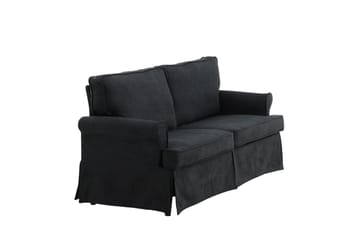 Anton 2-sits Soffa - Svart - Products - Möbler - Soffa - 2 sits soffa