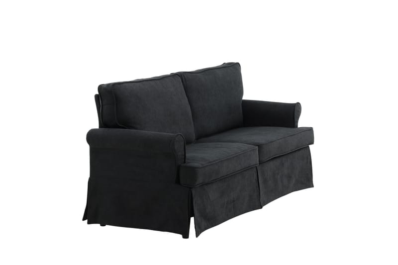 Anton 2-sits Soffa - Svart - Products - Möbler - Soffa - 2 sits soffa
