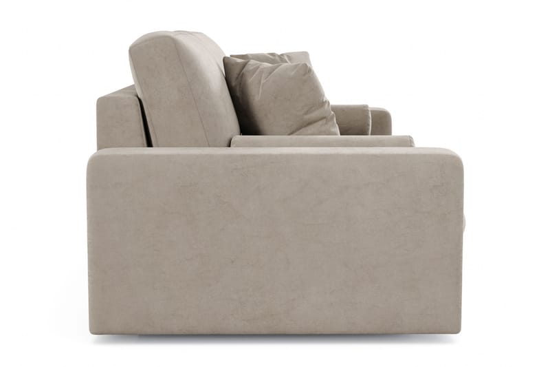 Arken Lyx 3-sits Djup Sammetssoffa - Beige - Products - Möbler - Soffa - 3 sits soffa