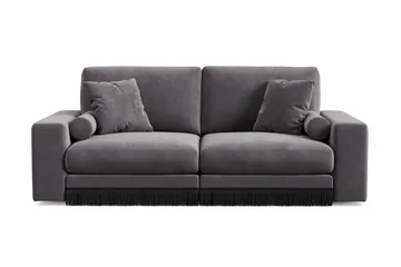 Arken Lyx 3-sits Djup Sammetssoffa