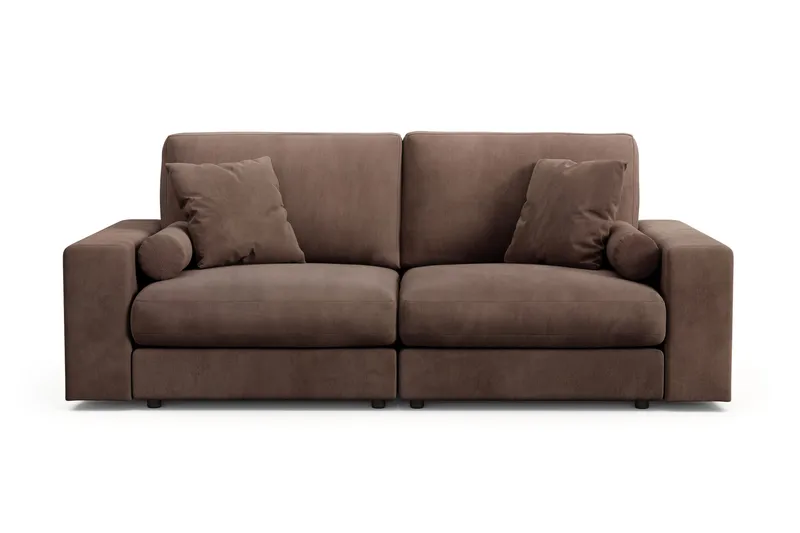 Arken Lyx 3-sits Djup Soffa i Manchester - Brun - Products - Möbler - Soffa - 3 sits soffa