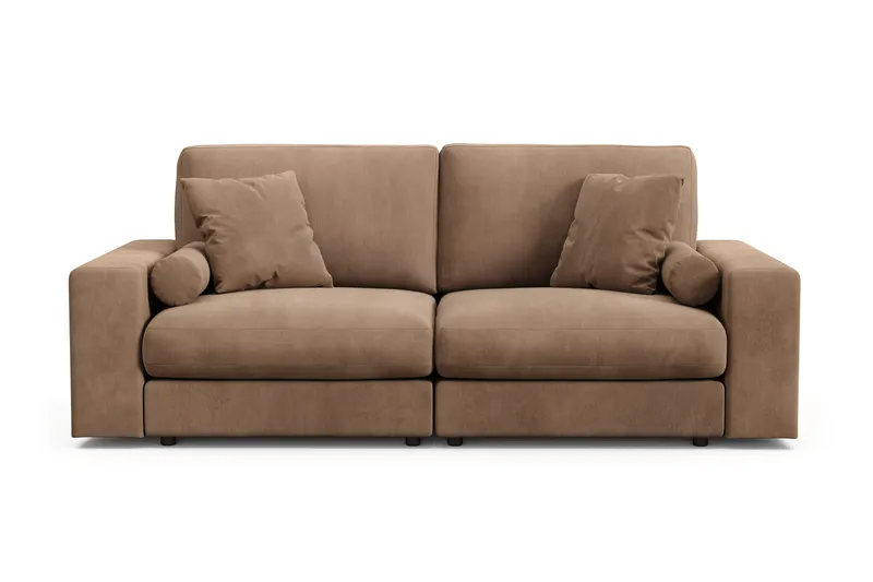 Arken Lyx 3-sits Djup Soffa i Manchester - Brun - Products - Möbler - Soffa - 3 sits soffa
