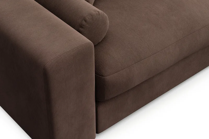 Arken Lyx 3-sits Djup Soffa i Manchester - Brun - Products - Möbler - Soffa - 3 sits soffa
