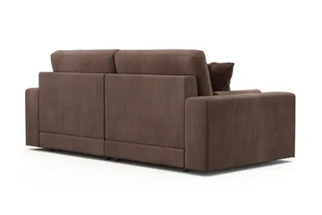 Arken Lyx 3-sits Djup Soffa i Manchester - Brun - Products - Möbler - Soffa - 3 sits soffa