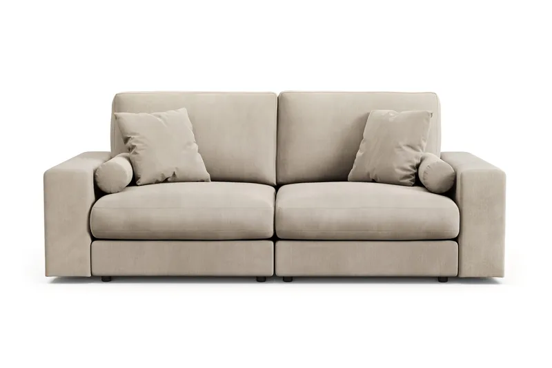 Arken Lyx 3-sits Djup Soffa i Manchester - Greige - Products - Möbler - Soffa - 3 sits soffa