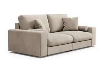 Arken Lyx 3-sits Djup Soffa i Manchester - Greige - Products - Möbler - Soffa - 3 sits soffa