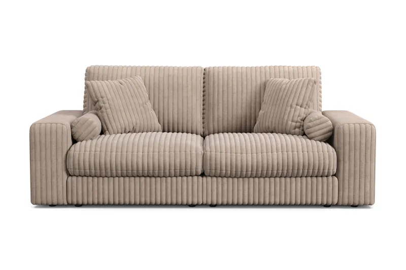 Arken Lyx 3-sits Djup Soffa i Manchester - Greige - Products - Möbler - Soffa - 3 sits soffa