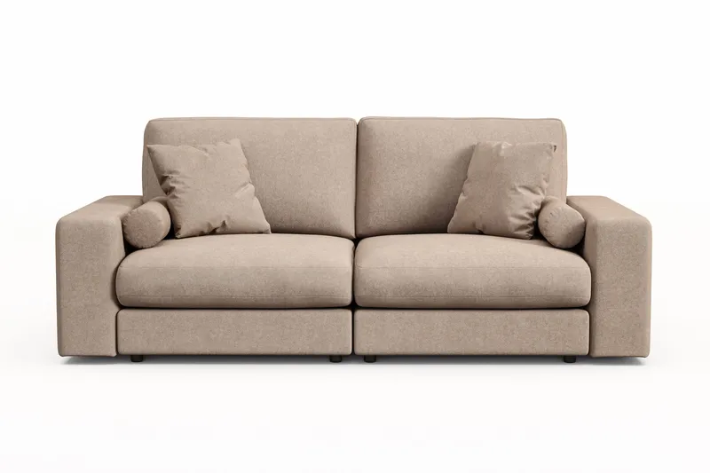 Arken Lyx 3-sits Djup Soffa i Tyg - Beige - Products - Möbler - Soffa - 3 sits soffa