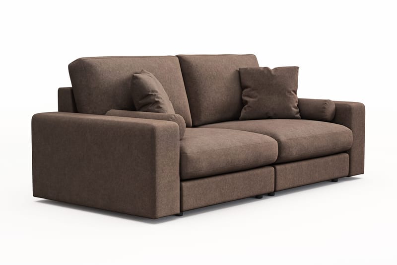 Arken Lyx 3-sits Djup Soffa i Tyg - Brun - Products - Möbler - Soffa - 3 sits soffa