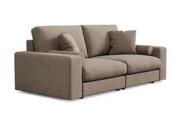 Arken Lyx 3-sits Djup Soffa i Tyg - Brun - Products - Möbler - Soffa - 3 sits soffa