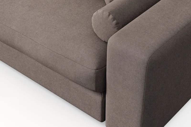 Arken Lyx 3-sits Djup Soffa i Tyg - Brun - Products - Möbler - Soffa - 3 sits soffa