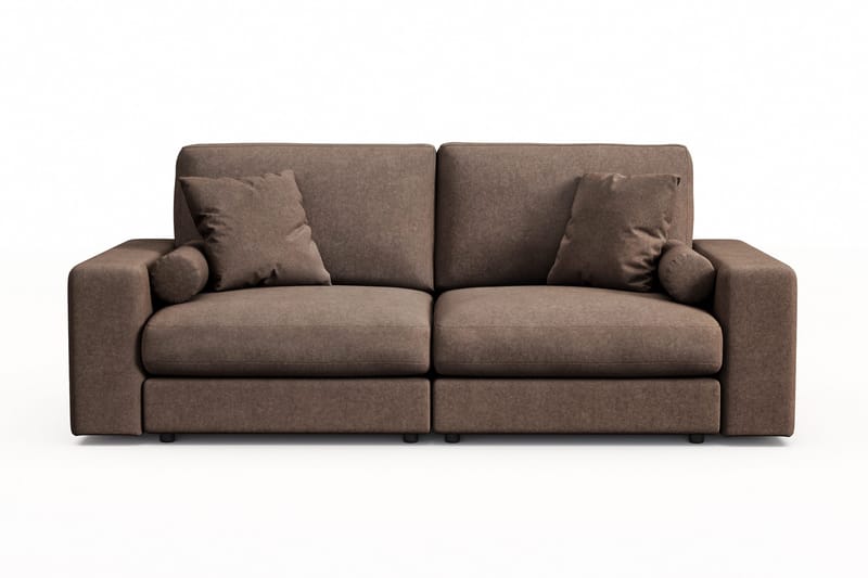 Arken Lyx 3-sits Djup Soffa i Tyg - Brun - Products - Möbler - Soffa - 3 sits soffa