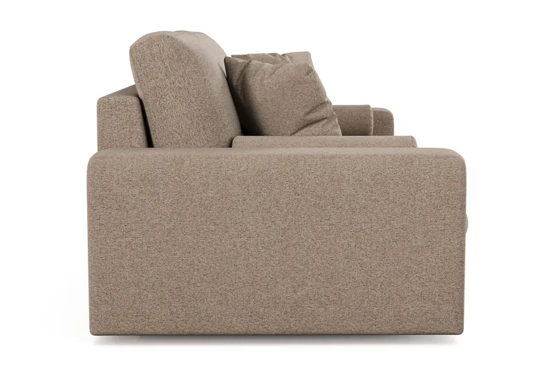 Arken Lyx 3-sits Djup Soffa i Tyg - Brun - Products - Möbler - Soffa - 3 sits soffa