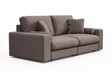 Arken Lyx 3-sits Djup Soffa i Tyg - Brun - Products - Möbler - Soffa - 3 sits soffa