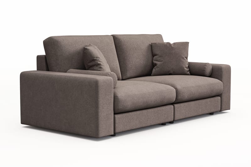 Arken Lyx 3-sits Djup Soffa i Tyg - Brun - Products - Möbler - Soffa - 3 sits soffa