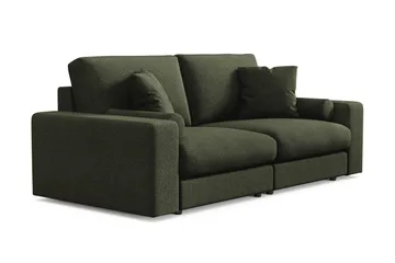 Arken Lyx 3-sits Djup Soffa i Tyg - Grön - Products - Möbler - Soffa - 3 sits soffa